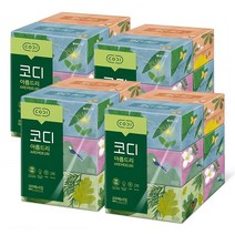 코디 아름드리 스위트 천연펄프 각티슈 2겹 200매, 6입, 4팩
