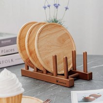 원목 접시꽂이 (월넛) 3사이즈 4칸 5칸 6칸