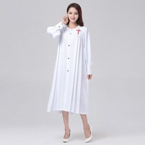 성가대복 성가대가운 찬양 현대 의류 크리스찬 교회 합창단 성자 의상 여성 성직자 가운 시 클래스 서비스 수녀 노래 AliExpress, design 15+L