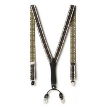 오너클랜 클래식한 느낌 남자서스펜더 체크무늬 멜빵 정장룩_WA05AD0