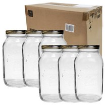 보르미올리 콰드로 밀폐유리병, 1500ml, 6개