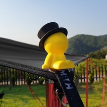 블랙스미스 타프 폴대 캡 텐트 피뢰침 낙뢰 방지 보호 커버 감성 캠핑 차박 낚시 피크닉 용품, 레드