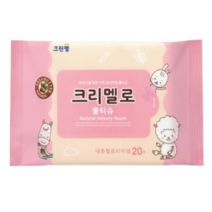 꼬야기프트 [크린랲] 크리멜로 내츄럴 프리미엄 물티슈 20매, 5000개