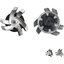 【정품】소프트 스파이크 Soft spikes 실버 토네이도 TOUR-LOCK (투어 잠금) 18개입 라이트 압정 S-548, 01.실버/블랙