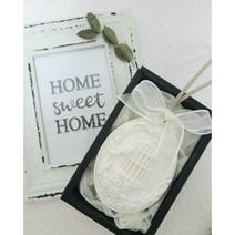 향기퐁당 새장 오너먼트 석고방향제, 퍼플, 메리미