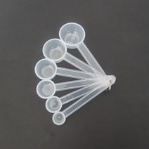 국산 1 2.5 5 10 15 20cc계량스푼6종세트 멀티플러스계량컵