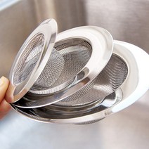 제이와이홀딩스 씽크대 배수구망 하수구 스텐 거름망, 1개, 중