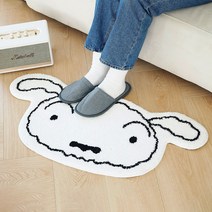 짱구는못말려 흰둥이 펫매트 주방매트 거실매트 인테리어 미니러그 발수건 발판, 단품