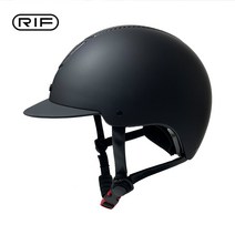 승마부츠 가죽롱부츠 승마 RIF 어린이 승마 헬멧 승마 헬멧 패션 간단한 승마 장애물 탄소 섬유 헬멧 EU 안전 인증, [03] 블랙 L(58~60cm), [01] 더
