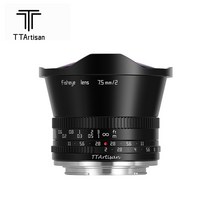 티티아티산 TTArtisan 7.5mm F2 광각 어안 카메라 렌즈, 캐논 RF-S 마운트