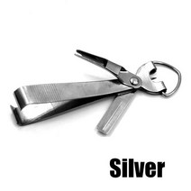 다기능 홀 니퍼 스 니프 플라이 낚시 클리퍼 패스트 후크 네일 Knotter 라인 커터 Quick Knot Tying Tool, 01 Silver