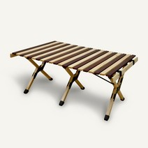 쿠스쿠스 프리미엄 우드 캠핑 테이블 접이식 야외 파인트리 롤테이블 900 TWC-0001