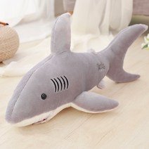 귀여운 백상아리 대형상어 애착인형 대형봉제인형 쿠션 베개, AA_100cm
