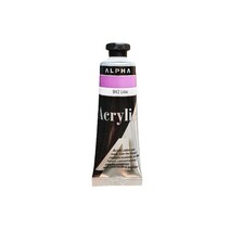 알파색채 미술 아크릴칼라물감 1시리즈 50ml 낱색 1개, 942번 라일락