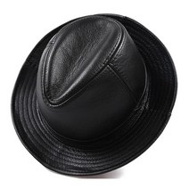 신사모자 페도라 헌팅캡 중절모 고급형 클래식새로운 남자 정품 가죽 소가죽 신사