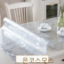 테이블매트 매트테이블 위 까는 고무매트 테이블다기 소프트가죽 화상방지 실리콘 열차단 바탕화면 투명 보호 ., T05-투명 1.5mm, C08-80*80cm