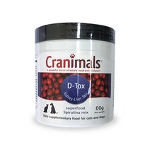 크래니멀스 반려동물 디톡스 슈퍼푸드 영양제 60g, 5개, 크랜베리+스피루리나