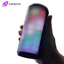 Frokom 레인보우 LED 블루투스 스피커 고음질 캠핑 바이크, 다채롭다