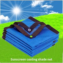 자동차햇빛가리개 차량용햇빛가리개 야외 차양 HDPE UV 보호 그늘 메쉬 70-85% 비율 자동차 Pergola 블랙 3, 01 blue_16 5x5m
