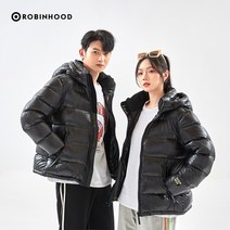 COSYEVNO 남여공용 블랙 숏다운 커플 화이트 다운 Y5003