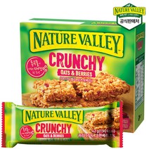 네이처밸리 크런치 그래놀라바 오츠앤베리 5팩(봉) X 5박스