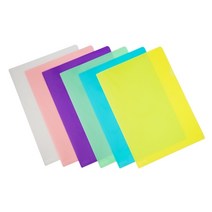 대흥 FS001 PP 클리어 홀더 A4(일반형 10개입), 연두, 1팩