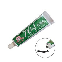 견고한 45g 704 고정 고온 내성 실리콘 고무 절연 씰링 접착제 방수 열 전도성, 02 Black