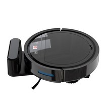 로봇 진공 청소기 자동 충전 앱 와이파이 제어 2500Pa 흡입 U 모양 계획 저소음 2500mAH 안티 드롭 원 클릭 시작, [06] KR, [02] Sweeper black