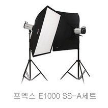 포멕스 E1000 SS-A세트 촬영조명 스트로브 순간광 의류 및 제품 촬영 스튜디오, 1개, E1000 SS-A세트 스트로브+무선동조기