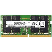 32GB DDR4 3200MHz SODIMM PC4-25600 CL22 2Rx8 1.2V 260핀 SO-DIMM 노트북 RAM 메모리 모듈 M471A4G43AB1-CWE