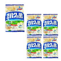 카수가이 밀크노쿠니(우유) 수입사탕 일본사탕 화이트데이 밀크사탕 대용량 사탕, 125g, 5개
