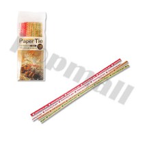 페이퍼 타이 100매 선물 포장 간식 과자 쿠키 15cm 끈 리본, 단품