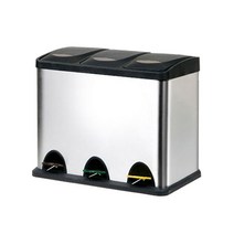 MIR 미르코리아 3칸 분리수거함, 혼합색상, 1개