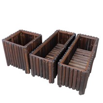 정원 마당 원목 울타리 화분 테라스 화단 전원주택 꾸미기 지지대 펜스, 80 * 30 * 30 두께 2.5cm