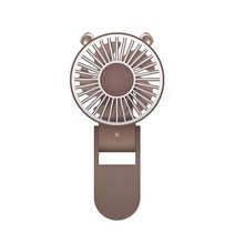 아트박스/무디 무디 폴더블 휴대용선풍기 탁상용 미니선풍기, 베어브라운
