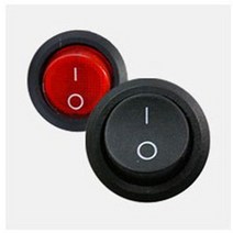 차량용 스위치 전원 자동차 튜닝 스위치클락션 원형, 클락션스위치(블랙)