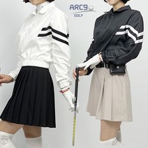 아크나인 여성 골프 플레이 바람막이 점퍼 크롭자켓 골프웨어 2color 간절기용