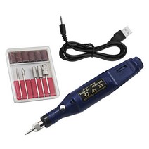 미니그라인더 소형 전동 조각기 USB 미니 전기 연삭 가변 속도 회전 도구 핸드 연마기, 네이비 블루