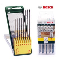 BOSCH 보쉬 직쏘날 세트 8PCS 직소날 셋트 118A 119BO 111D 101B 111C 직소날셋트 직소기 직쇼날 톱날 직쏘 직쇼 직소기날 직쑈날 철재용 목재용 목공 철공