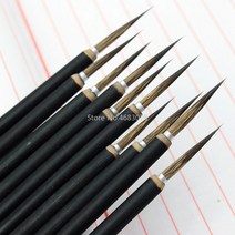 서예 캘리그라피 용품 3 개/대 구리 헤드 후크 라인 미세 페인트 브러시 중국 펜 아트 문구 유화