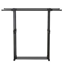 로아 조립식 스탠드 모듈랙 1단 2단 행거 고정식 옷 선반, 2단 기본형