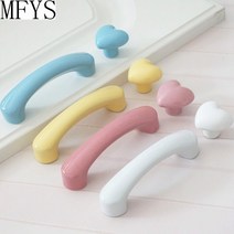 33939 블루 핑크 옐로우 화이트 하트 드레서 손잡이 당김 서랍 손잡이 손잡이 세라믹 손잡이 주방 캐비닛 도어 손잡이 당김 손잡이, 하얀, 심장 손잡이