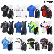 브랜드없음 MCN 라이딩 로드 자전거 반팔+빕숏 옷 의류 복장 세트