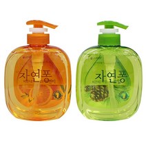 UWE314979주방세제 퐁퐁 트리오 세척 490ml 주방용 자연퐁 주방용품-TJ 세척제 설거지, 솔잎