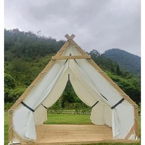 조립식 주택 짓기 삼각형 모듈하우 조립식창고 텐트 하우스 컨테이너 홈스테이 명승지, 베이지or화이트  3m X 3m