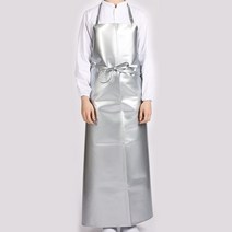 식당/급식/정육/수산/생산직 직원 단체 긴 앞치마 양면코팅 (100x120cm)/H형, 흰색