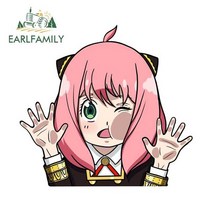 카메라 악세사리 보조 용품 EARLFAMILY-13cm x 12.2cm Anya Spy 가족 자동차 스티커 윈도우 노트북 데칼, 02 Style B, 02 Style B