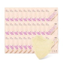 아이코코 레인보우 컬렉션 KFAD 마스크 소형M 30매, 소프트베이지(연한상아색)