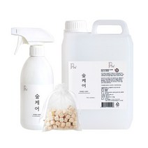 숲케어 피톤치드 탈취제 500ml+리필2L+편백큐브, 없음