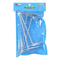 진열장 고리 걸이대 디피용 19.5cm 4개입 스틸 스페이스월고리 마트 앵글, 상품선택, 상품선택